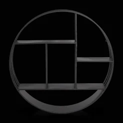 New Bouclair Round Metal Wall Shelf