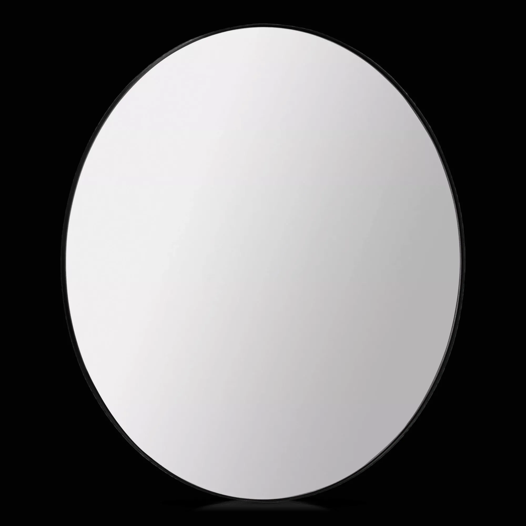 New Bouclair Round Mirror with Black Frame