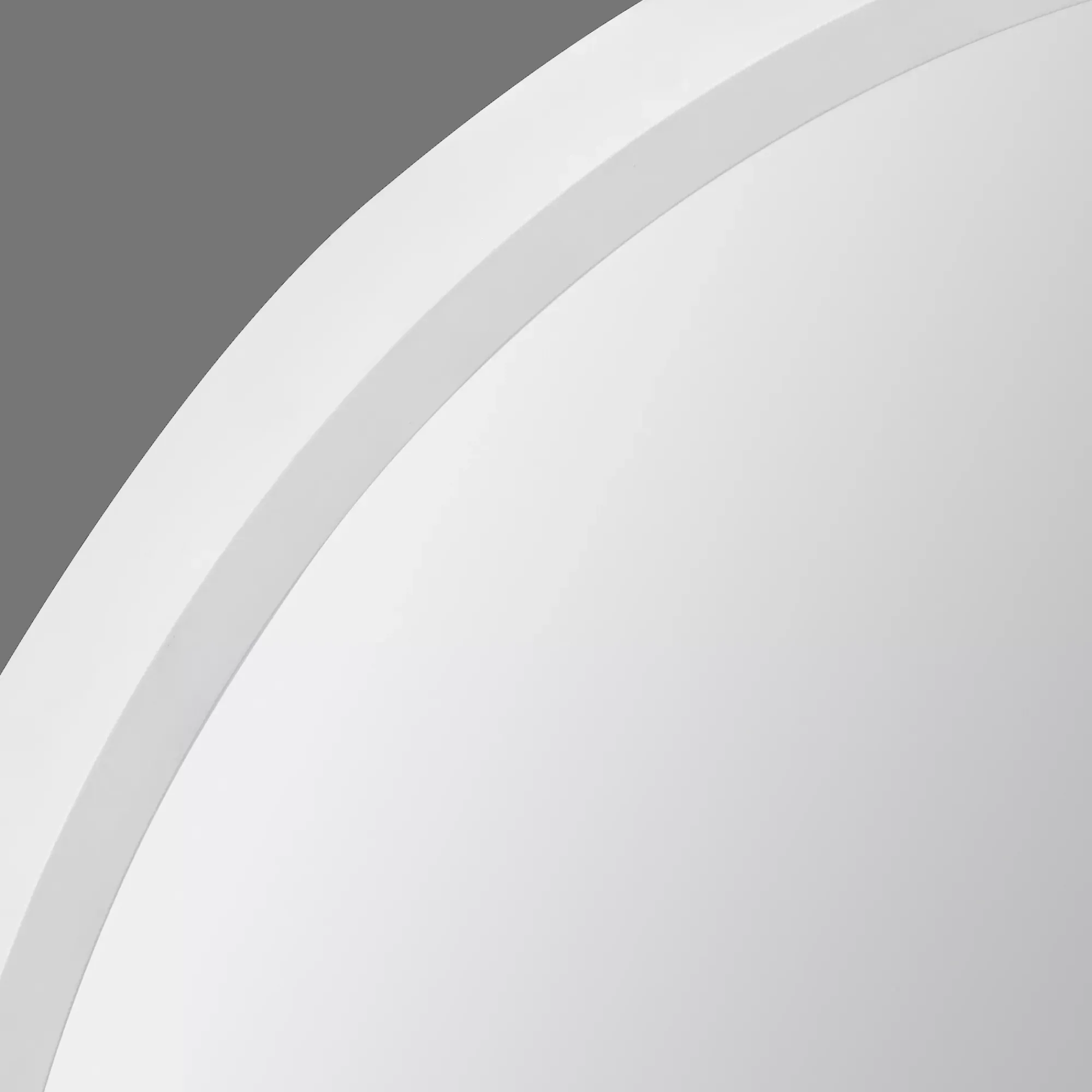 Online Bouclair Round Mirror with White Frame