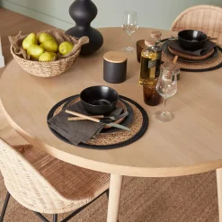Clearance Bouclair Round Natural Fiber Placemat