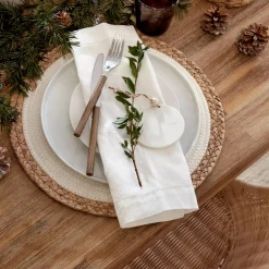 Bouclair Round Straw Placemat