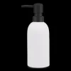 Discount Bouclair Rubber Coated Black and White Soap Dispenser