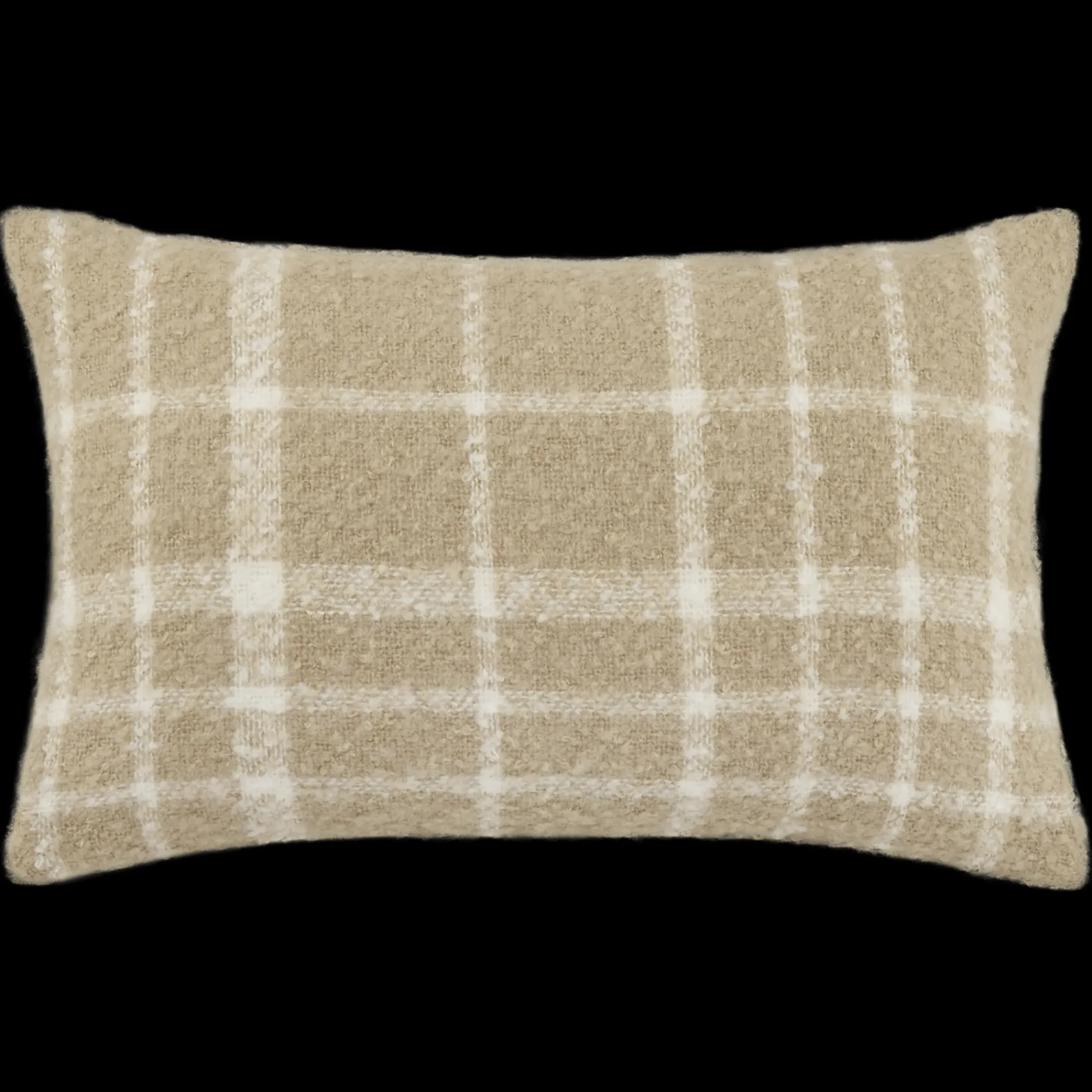 Bouclair Ruskin Plaid Decorative Lumbar Pillow