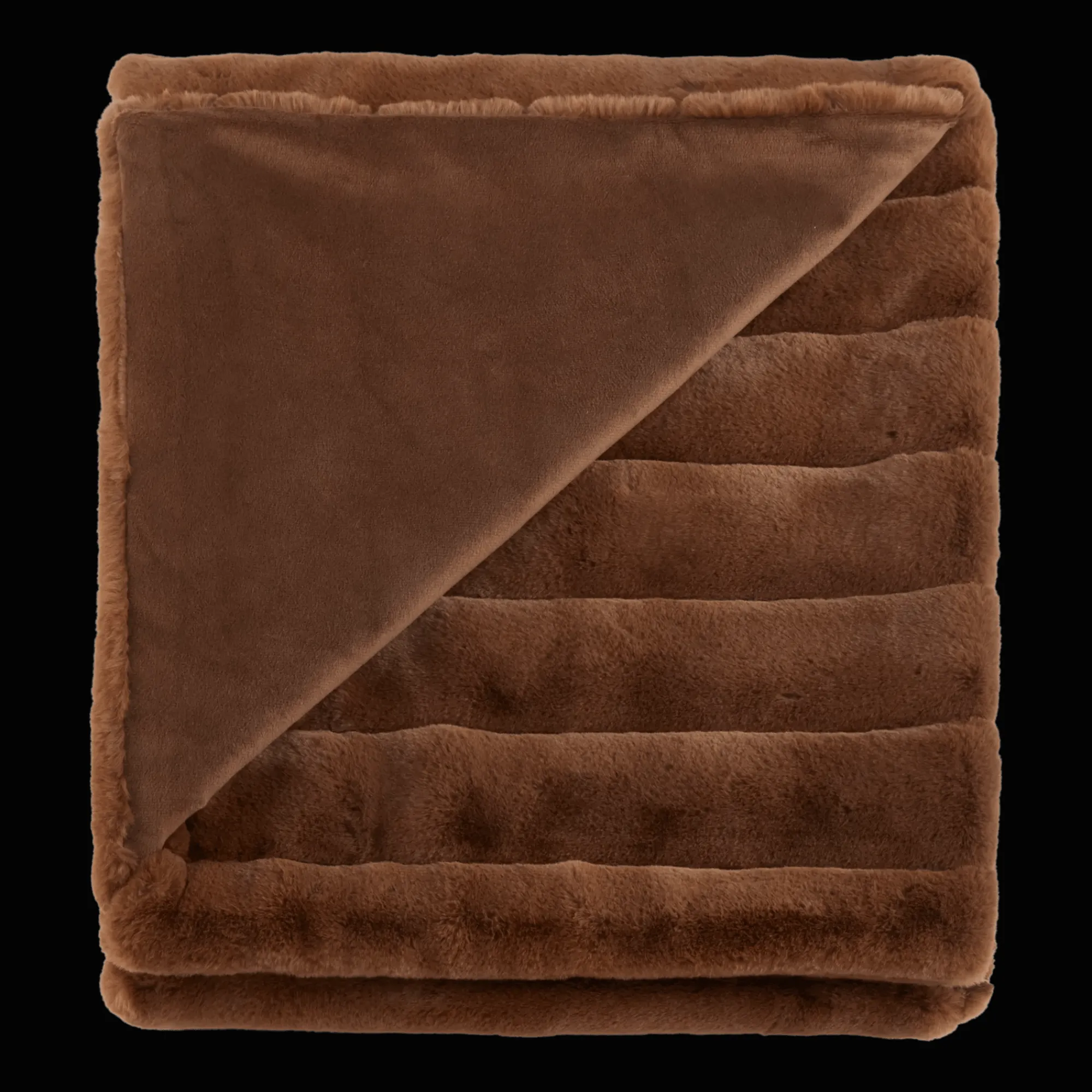 Best Bouclair Rust Cougar Faux Fur Throw