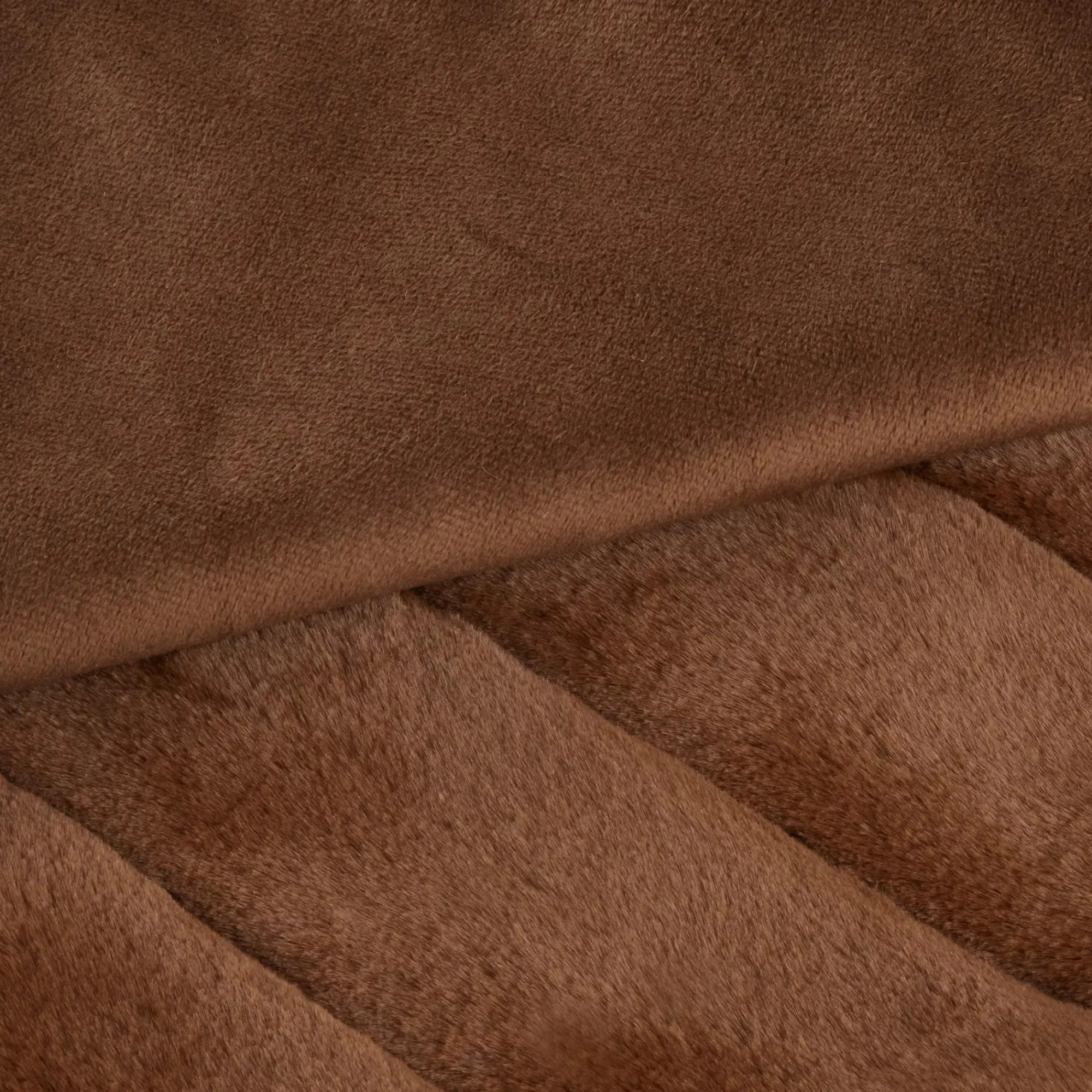 Best Bouclair Rust Cougar Faux Fur Throw