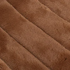 Best Bouclair Rust Cougar Faux Fur Throw