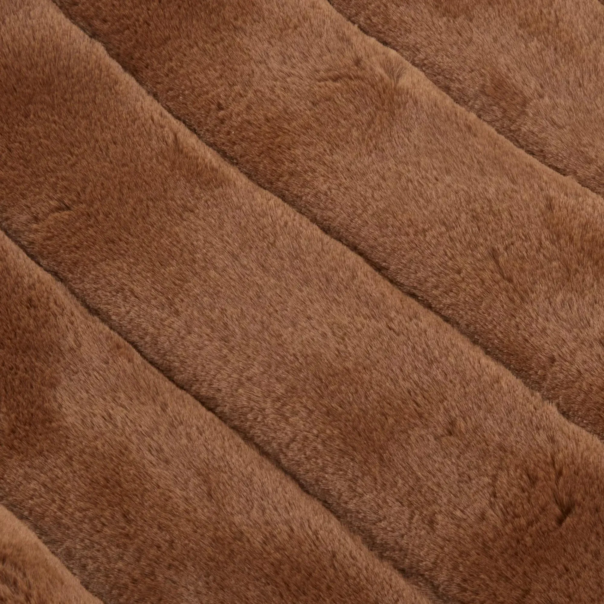 Best Bouclair Rust Cougar Faux Fur Throw