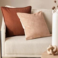 Best Bouclair Rust Jacin Decorative Pillow