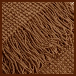 Clearance Bouclair Rust Marilou Throw
