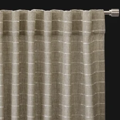 Outlet Bouclair Saara Beige Back-Tab Curtain