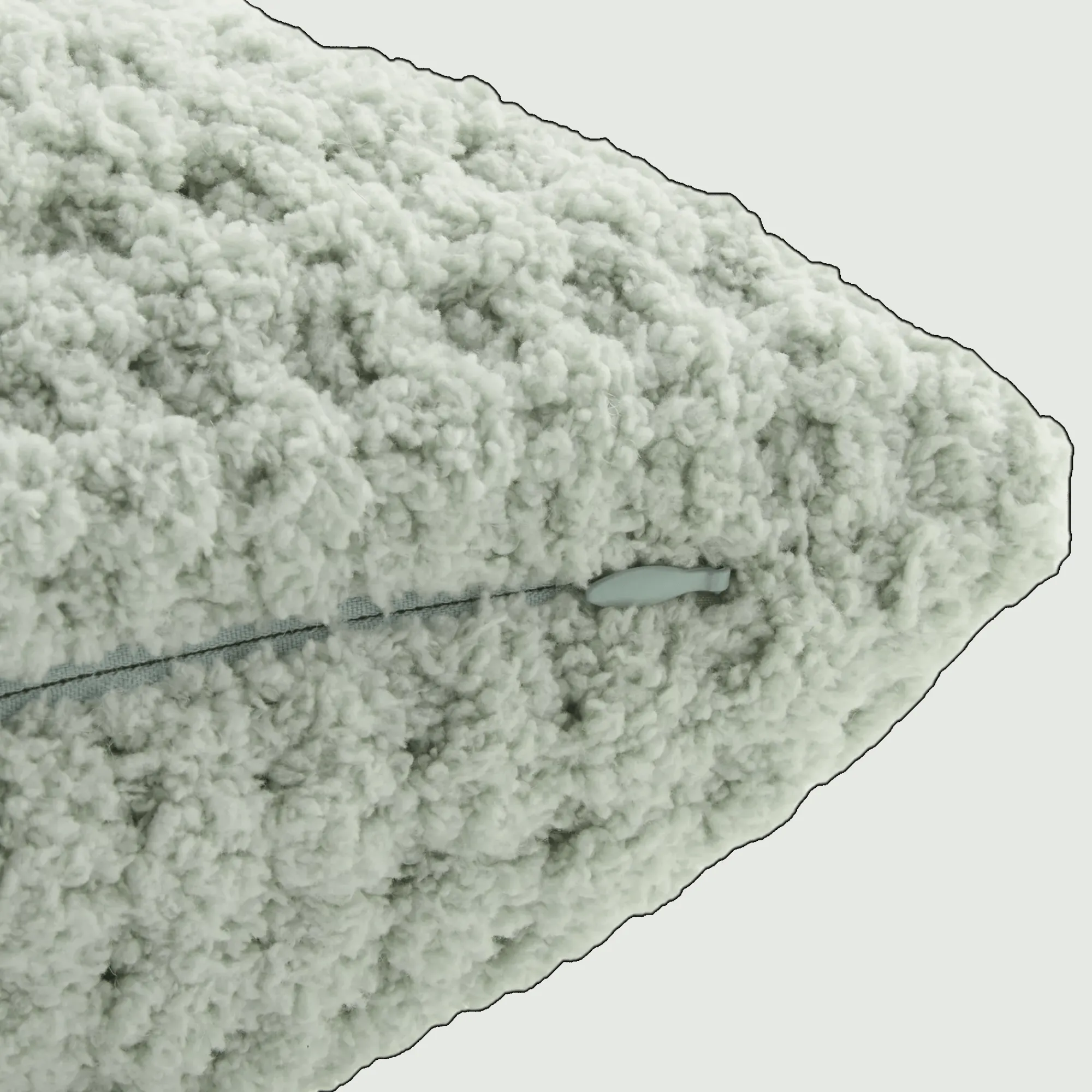 Clearance Bouclair Sage Cory Chenille Decorative Lumbar Pillow