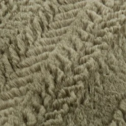 Outlet Bouclair Sage Ellyn Faux Fur Throw