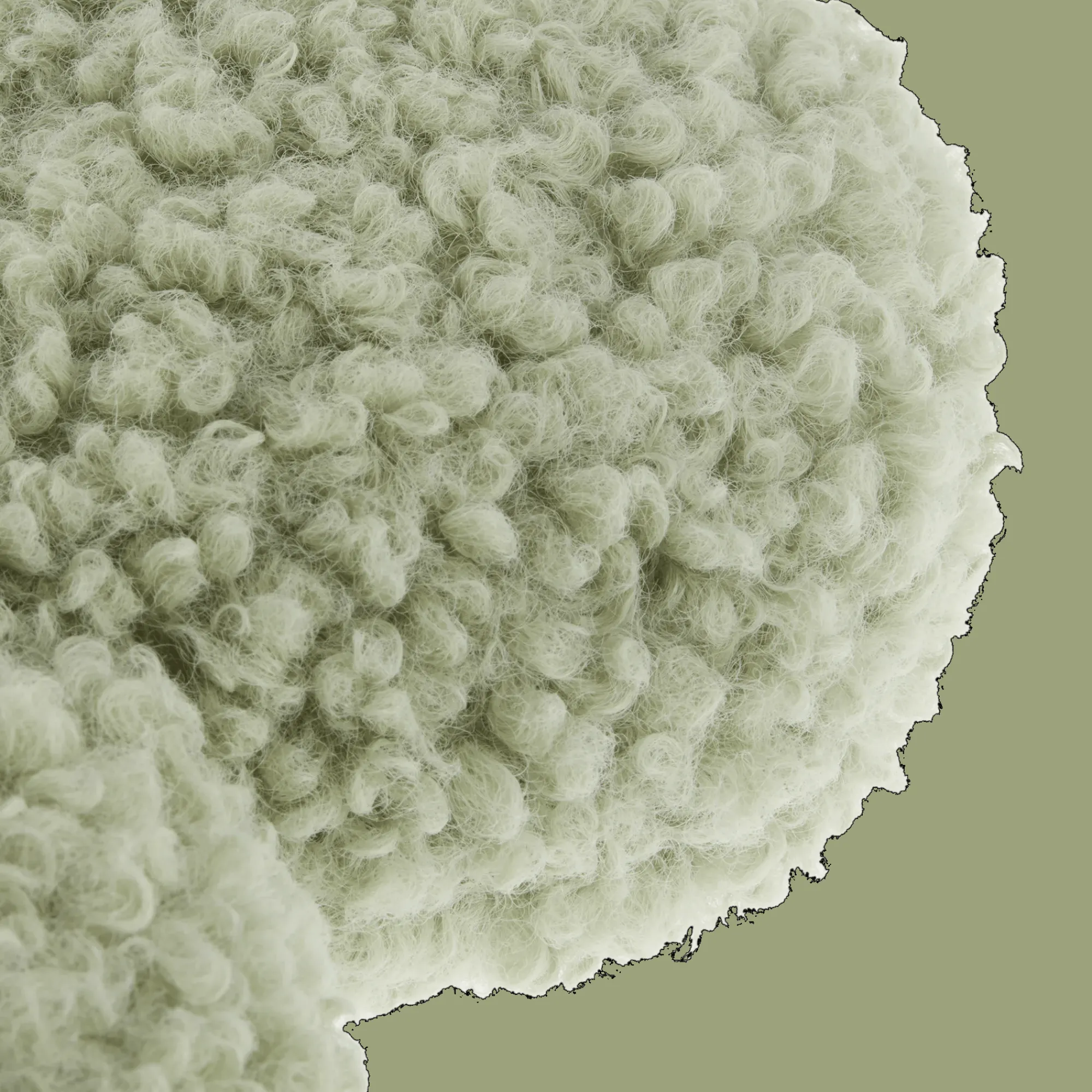 Outlet Bouclair Sage Fabulous Decorative Pillow