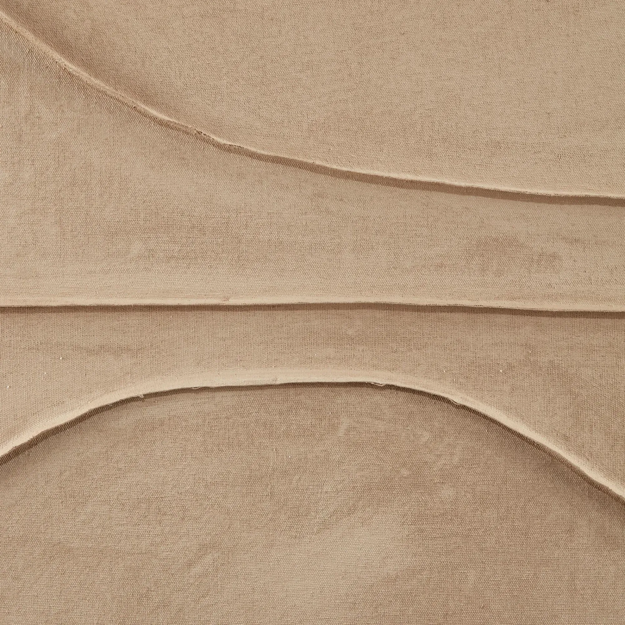 Online Bouclair Sand Curves Framed Art