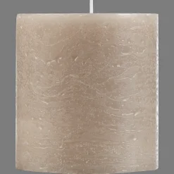New Bouclair Sand Marled Pillar Candle