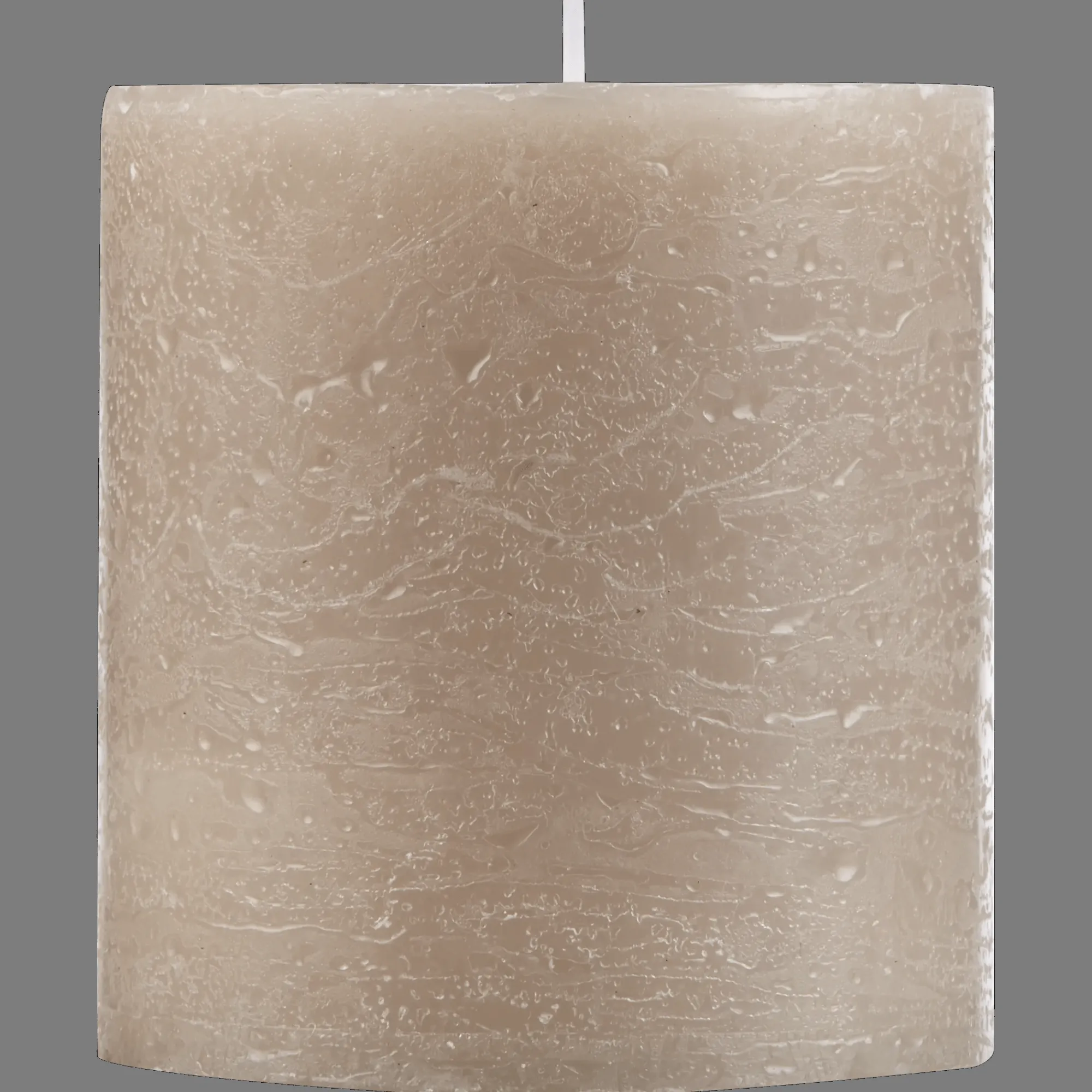 New Bouclair Sand Marled Pillar Candle