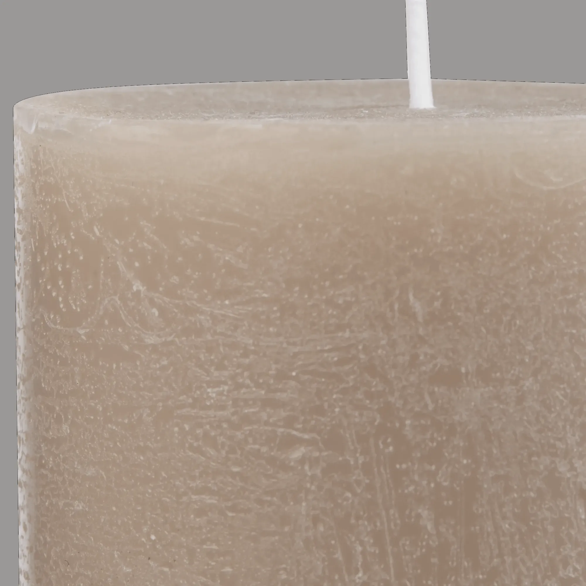 New Bouclair Sand Marled Pillar Candle