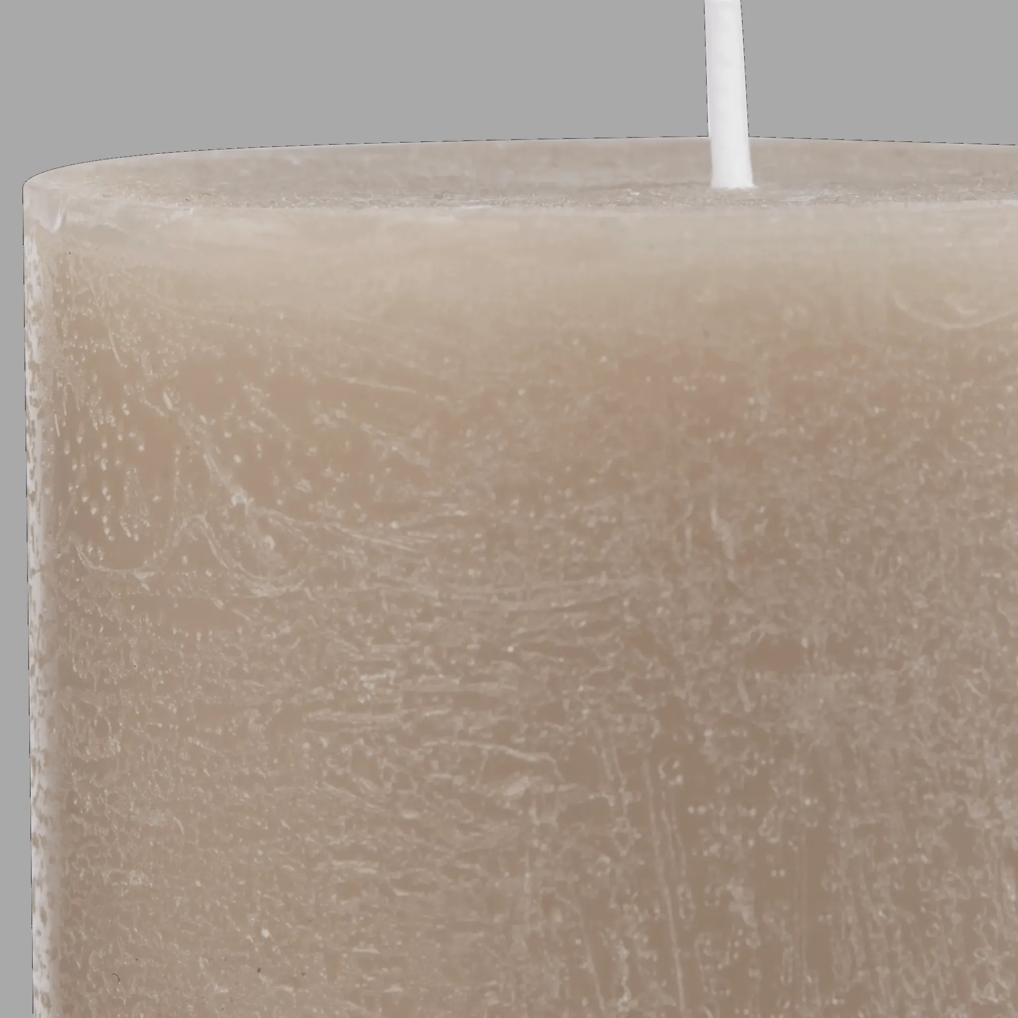 Bouclair Sand Marled Pillar Candle