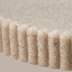 Online Bouclair Sand Ribbed Tray