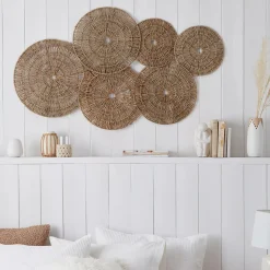 Outlet Bouclair Seagrass Circles Wall Art
