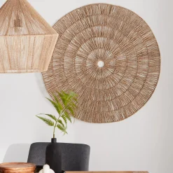 New Bouclair Seagrass Wall Plaque