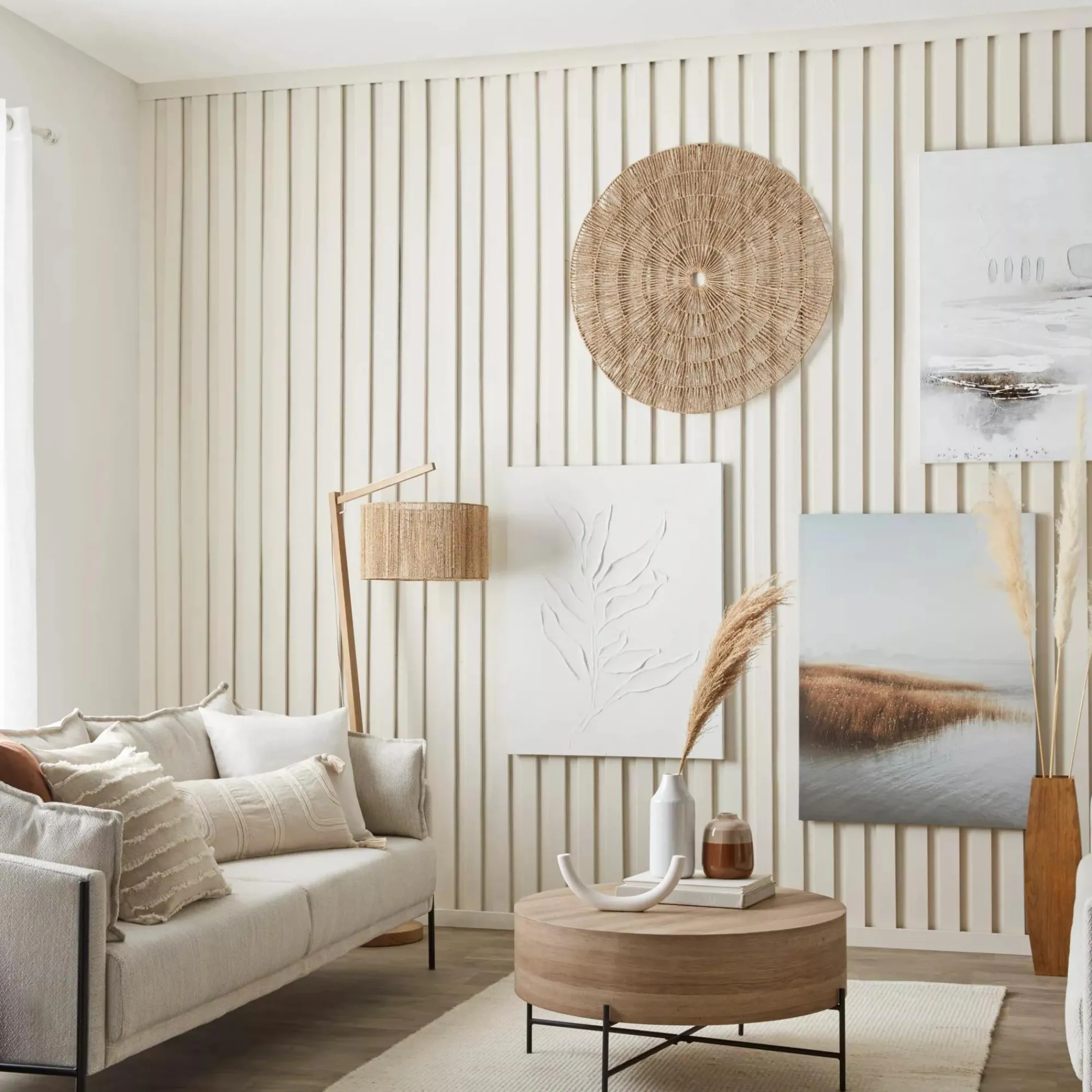 New Bouclair Seagrass Wall Plaque