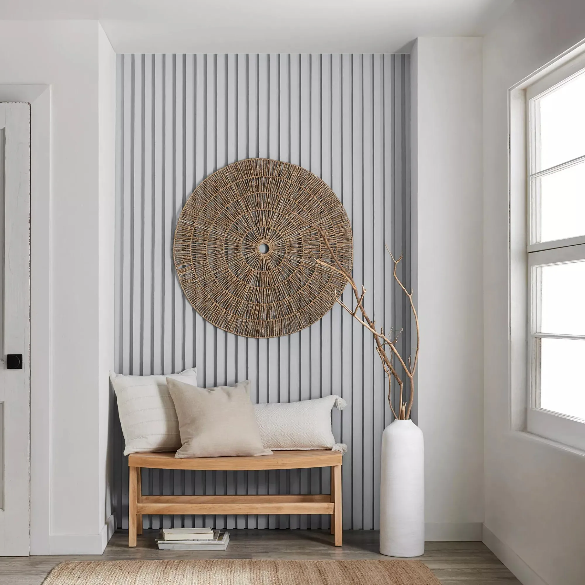 New Bouclair Seagrass Wall Plaque