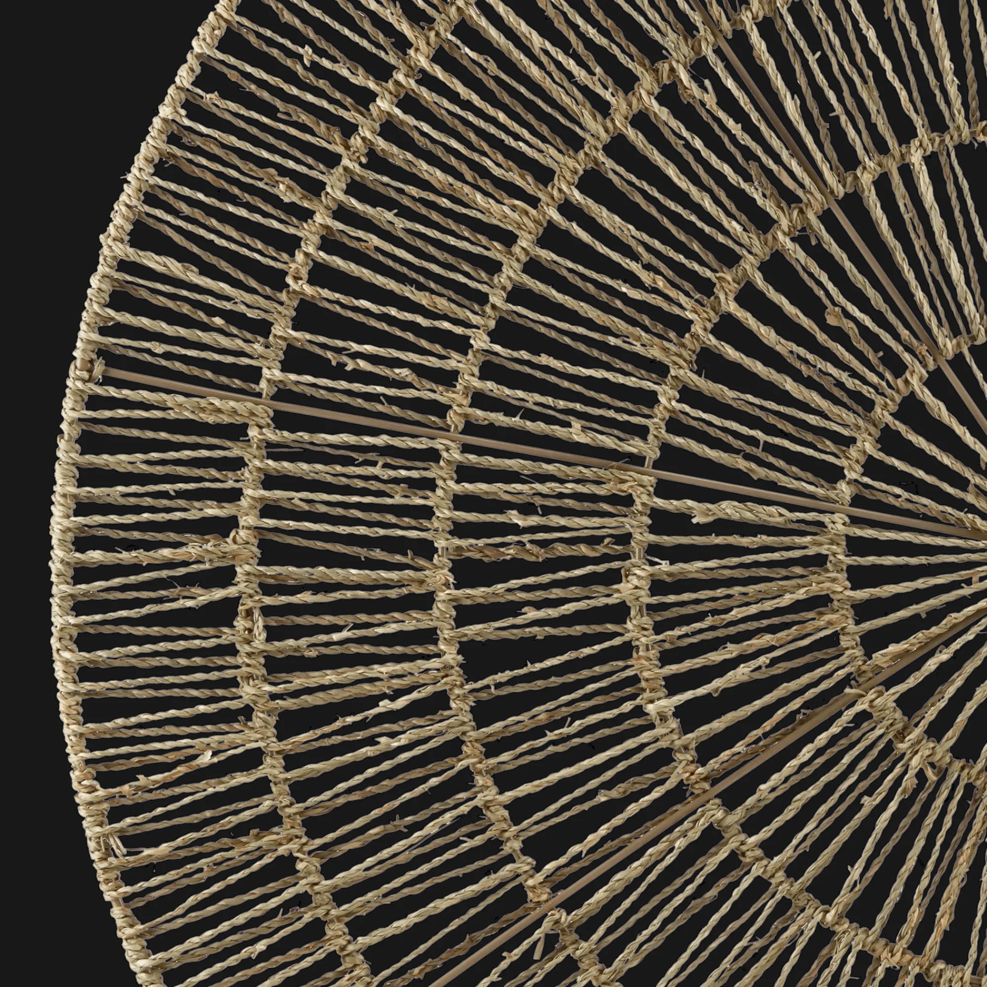 New Bouclair Seagrass Wall Plaque