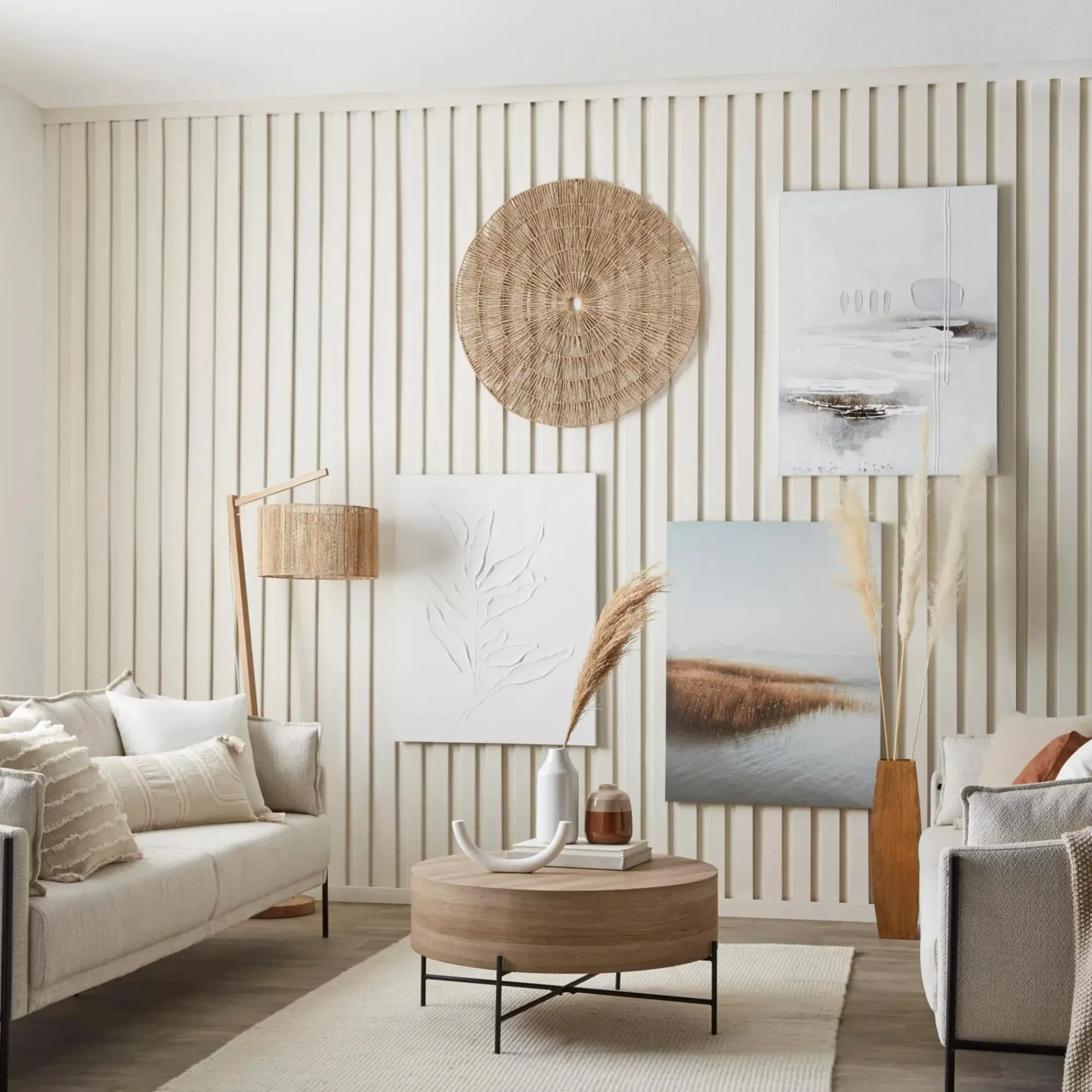 New Bouclair Seagrass Wall Plaque