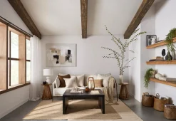 Discount Bouclair Seagrass Woven Basket