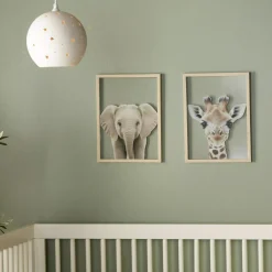 Best Bouclair Set of 2 Animals Framed Canvases