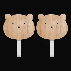 Hot Bouclair Set of 2 Bear Wall Hooks
