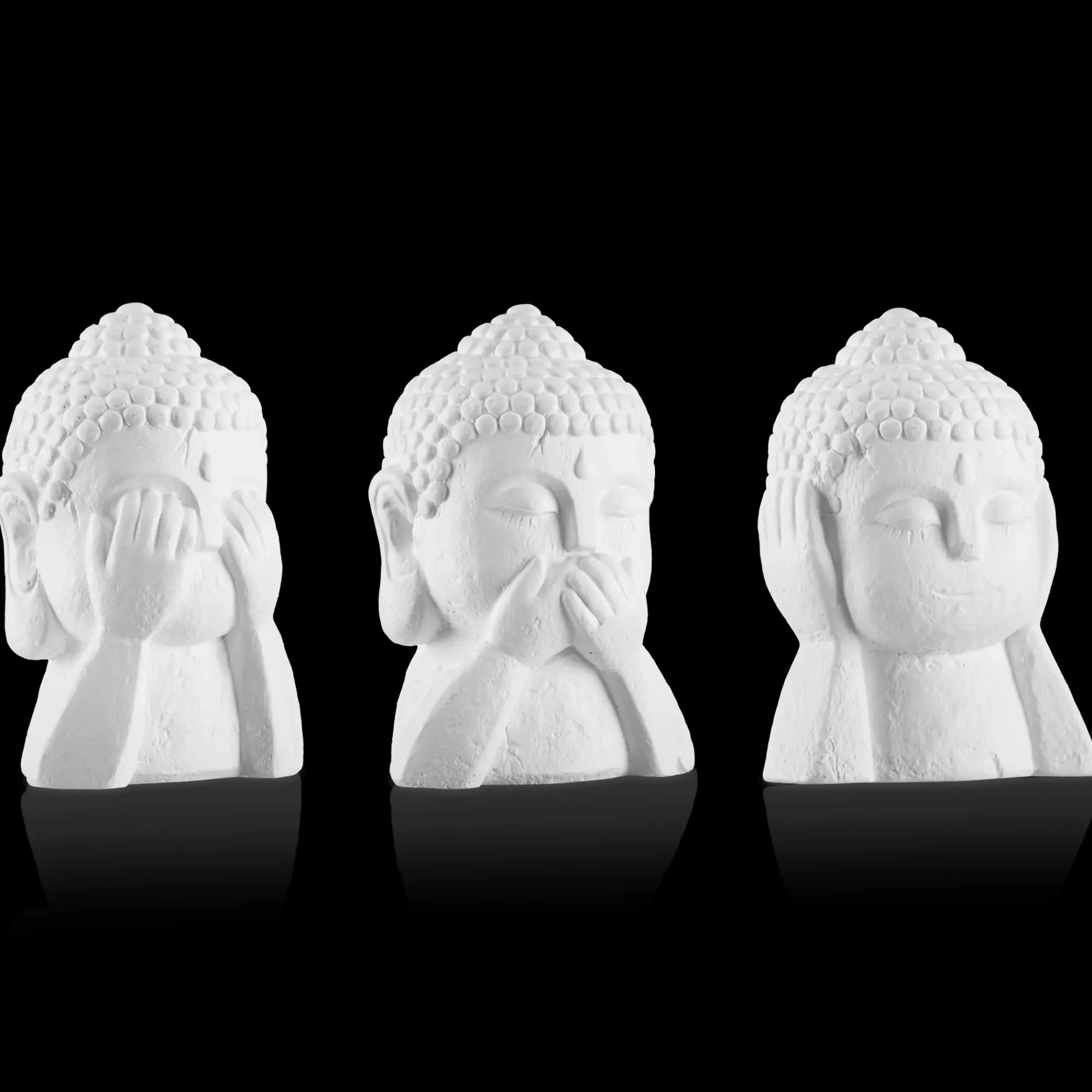 Sale Bouclair Set of 3 Buddha Statues