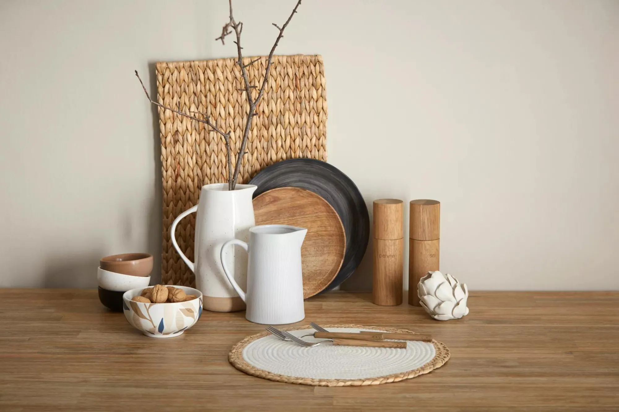 Outlet Bouclair Set of 3 Ceramic Sauce Bowl