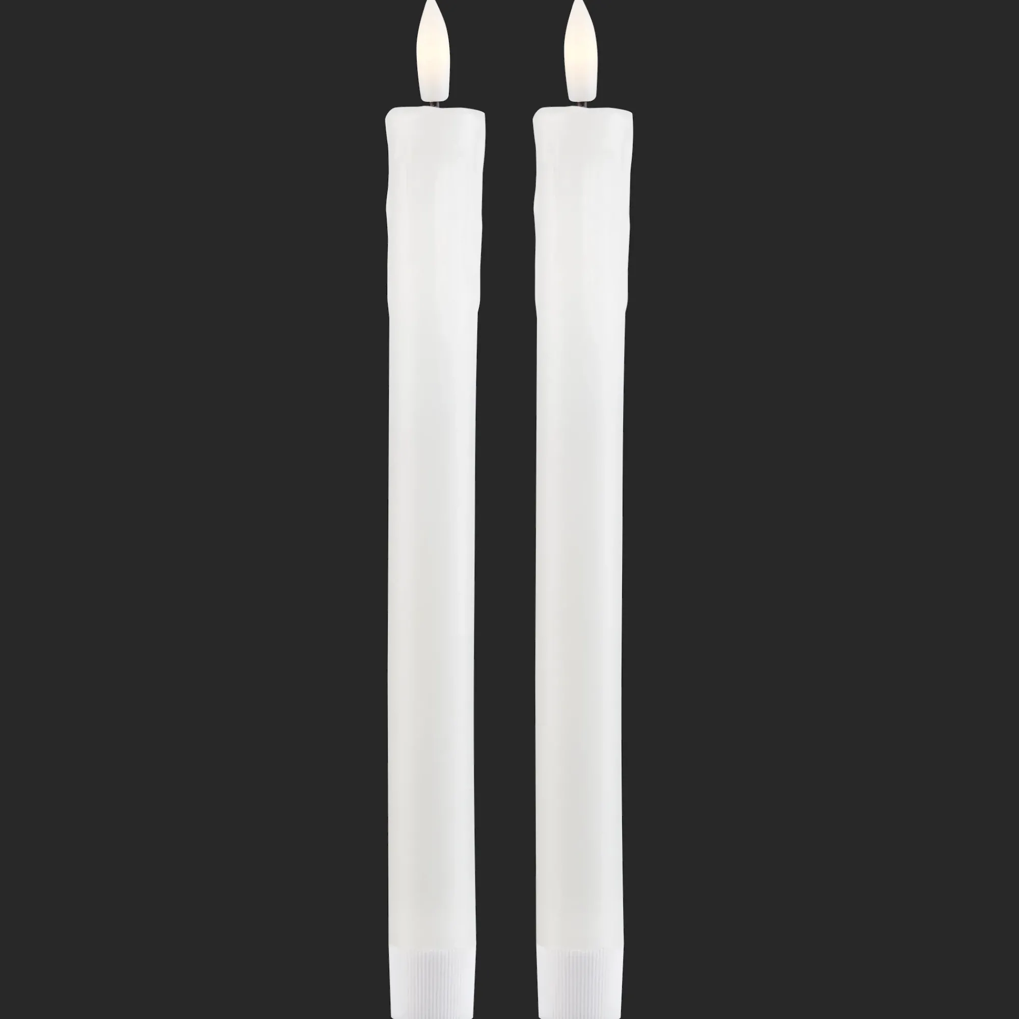 New Bouclair Set of 2 Flameless Taper Candles