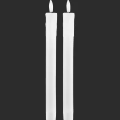 New Bouclair Set of 2 Flameless Taper Candles