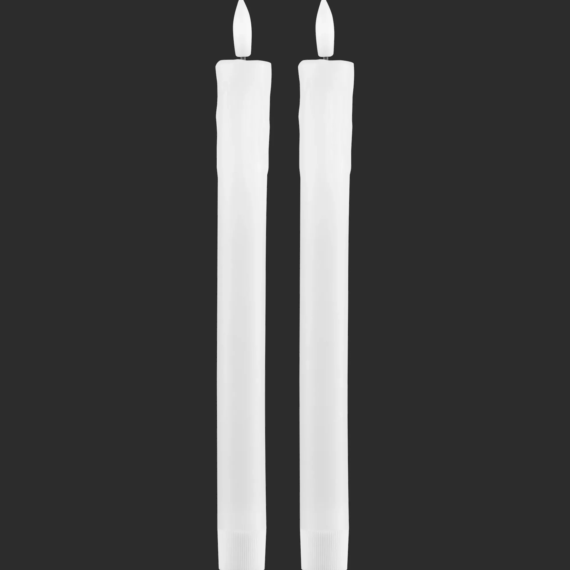 New Bouclair Set of 2 Flameless Taper Candles