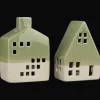 Online Bouclair Set of 2 LED Porcelain Houses