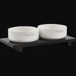Discount Bouclair Set of 2 pet bowls