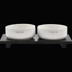 Discount Bouclair Set of 2 pet bowls