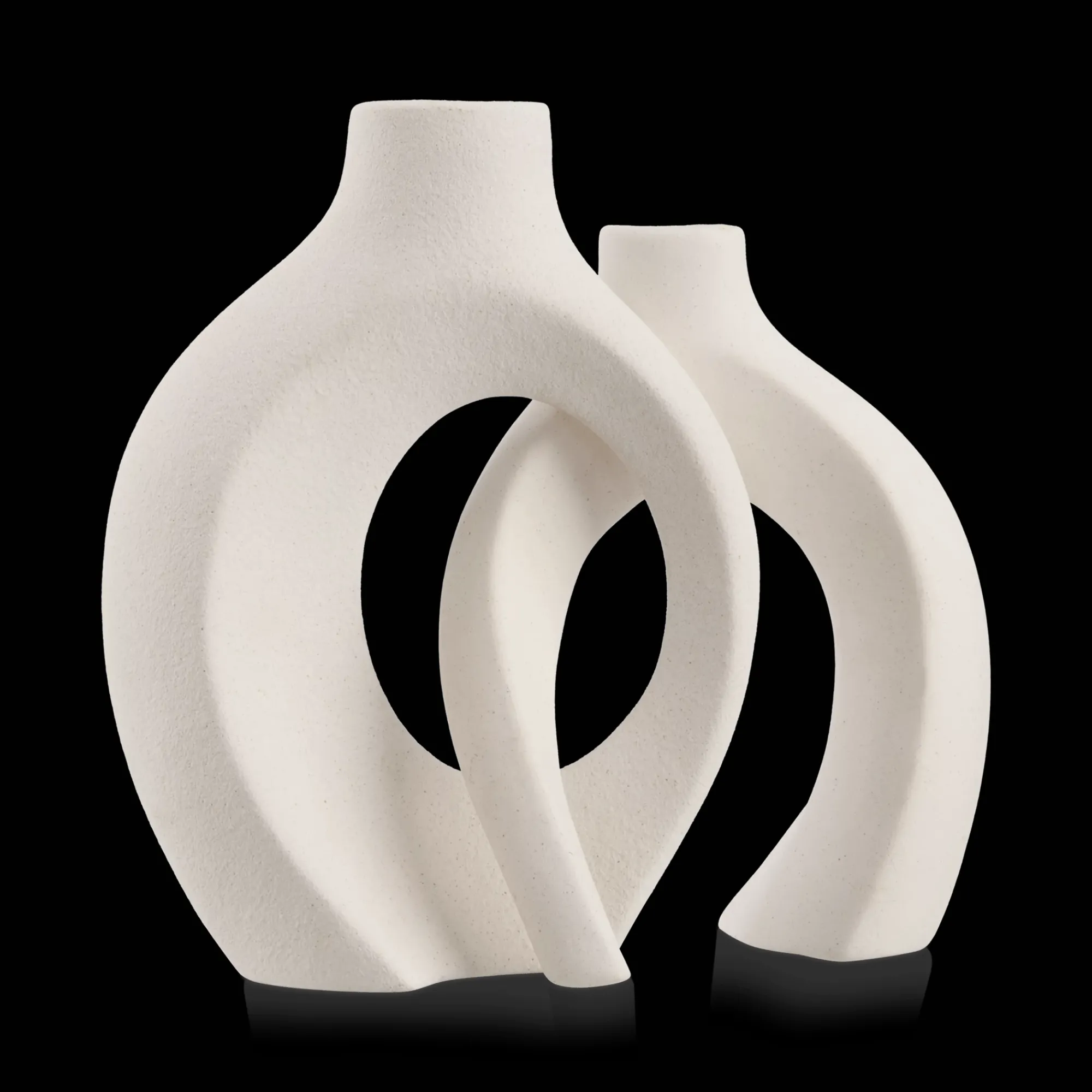 Best Bouclair Set of 2 Speckled Ceramic Table Vase