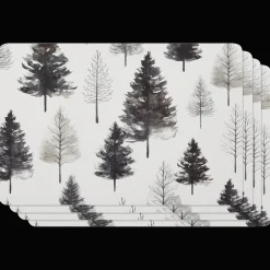 Outlet Bouclair Set of 4 Tree Placemats