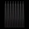 Outlet Bouclair Set of 8 Unscented Tapered Black Candles