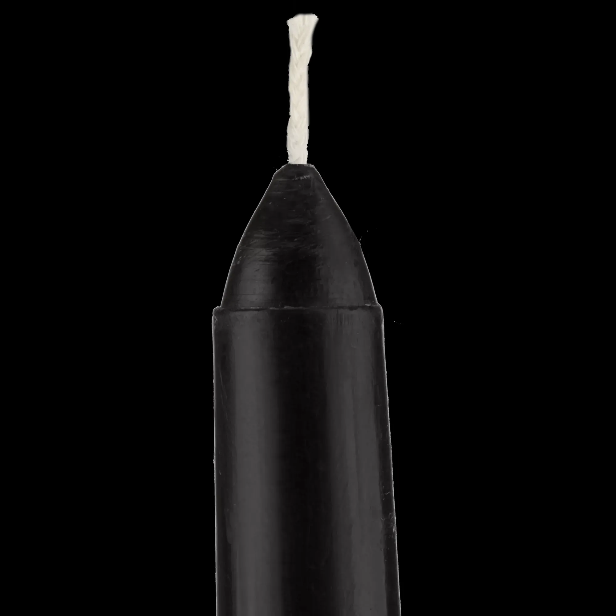 Outlet Bouclair Set of 8 Unscented Tapered Black Candles