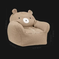 Online Bouclair Sherpa Bear-Shaped Chair