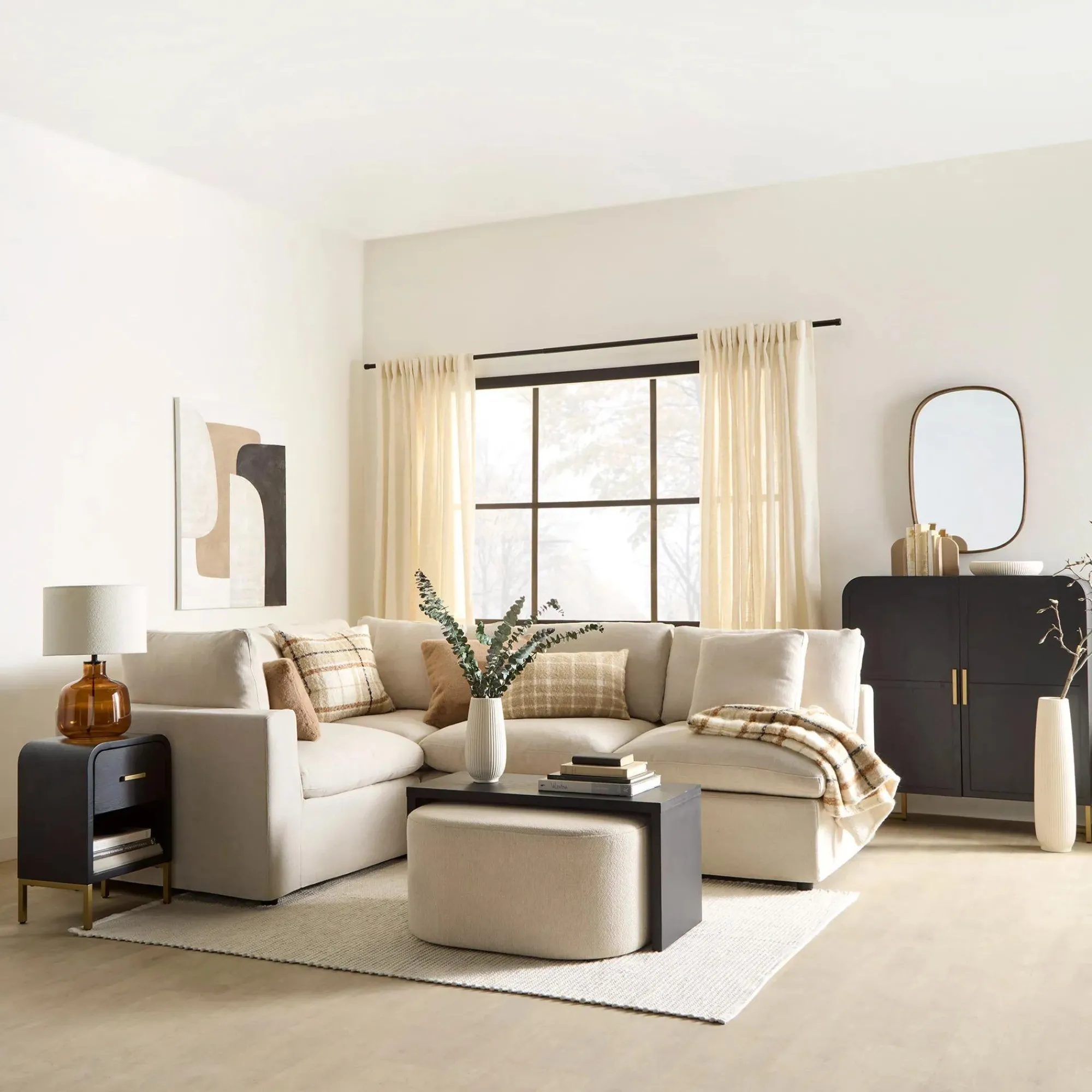 New Bouclair Side Table with Drawer