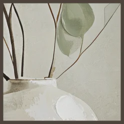 Clearance Bouclair Soft Eucalyptus Framed Art