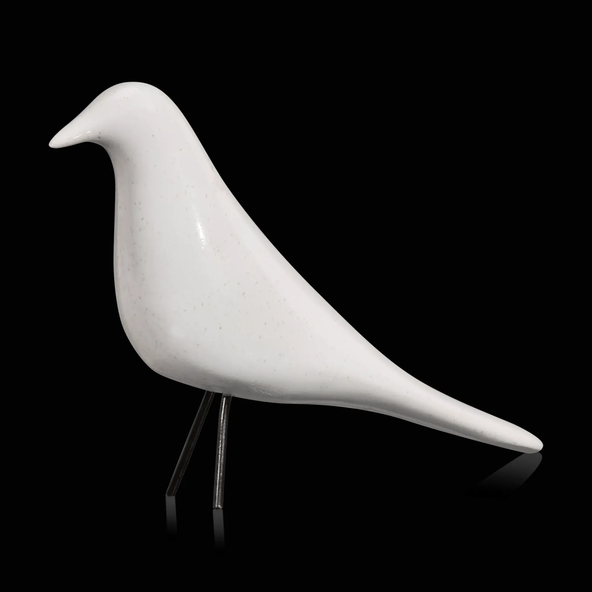 New Bouclair Speckled Ceramic Decorative Bird