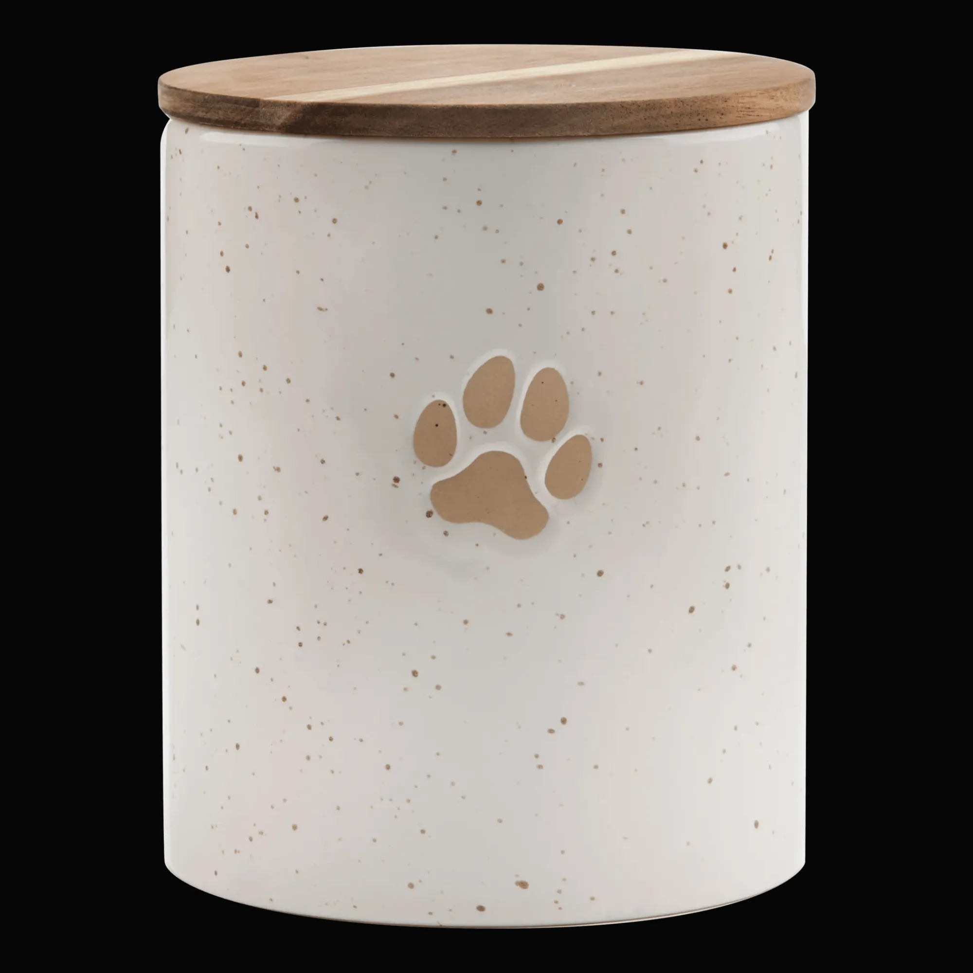 Hot Bouclair Speckled Ceramic Dog Cookie Jar