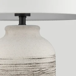 Best Bouclair Striped Ceramic Table Lamp